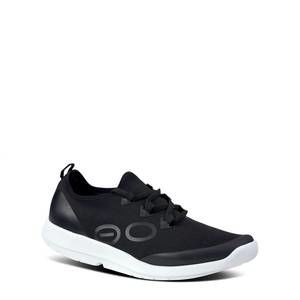 NEW OOFOS men's sport shoe in white/black